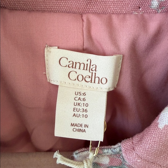 🌸🌼🌸 Camila Coelho cropped denim jacket size 6 US - Picture 8 of 12